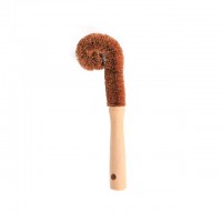 High Quality Tawashi Brush Kitchen Long Bamboo Handle Cleaning Coir Fibre Coconut Bamboo Bottle brush