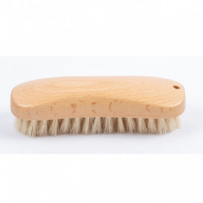 Factory New Shape Pig Hair Shoe Polishing Brush Beech Wood Shoe Polishing Brush For Leather